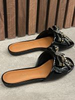 Kurt Geiger - Kensington Bow Flat Sdl - Zwart