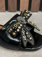Kurt Geiger - Kensington Bow Flat Sdl - Zwart