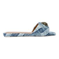 Kurt Geiger - Kensington Flat Sandal - Blauw