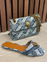 Kurt Geiger - Kensington Flat Sandal - Blauw