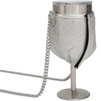 Kurt Geiger - Kensington Wine Glass XB - Zilver