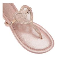 Kurt Geiger - Kurt Heart T Bar Flat - Roze