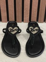 Kurt Geiger - Kurt Heart T Bar Flat - Zwart