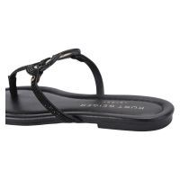 Kurt Geiger - Kurt Heart T Bar Flat - Zwart