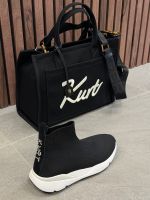 Kurt Geiger - Kurt Knit Sock Runner - Zwart