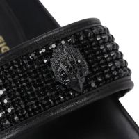 Kurt Geiger - Mesh Toe Thong Sandal - Zwart