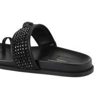 Kurt Geiger - Mesh Toe Thong Sandal - Zwart