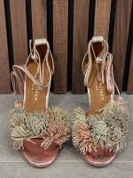 Kurt Geiger - Pom Pom Ankle Tie Sandal - Rosé