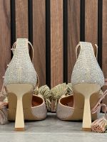 Kurt Geiger - Pom Pom Ankle Tie Sandal - Rosé