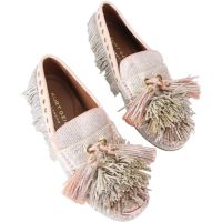 Kurt Geiger - Pom Pom Moccasin - Grijs