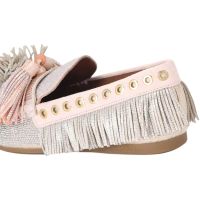 Kurt Geiger - Pom Pom Moccasin - Grijs
