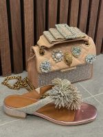 Kurt Geiger - Pom Pom T-bar Flat SDL - Rosé