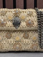Kurt Geiger - Raffia Mini Kensington - Beige