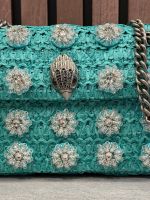 Kurt Geiger - Raffia Mini Kensington - Blauw