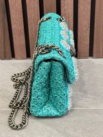 Kurt Geiger - Raffia Mini Kensington - Blauw