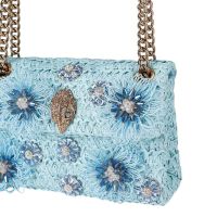 Kurt Geiger - Raffia Mini Kensington - Blauw