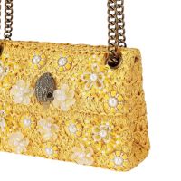 Kurt Geiger - Raffia Mini Kensington - Geel