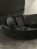 Kurt Geiger - Kensington Gem 38 Belt - Zwart