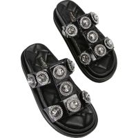 Kurt Geiger - Orson Crystal Sandal - Zwart