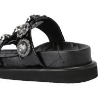 Kurt Geiger - Orson Crystal Sandal - Zwart