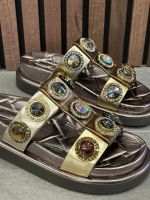 Kurt Geiger - Orson Crystal Sandal - Goud