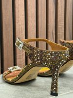 Kurt Geiger - Strass Double Buckle Sdl - Brons