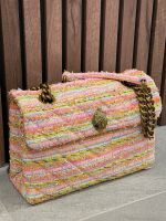 Kurt Geiger - Tweed Kensington Bag - Roze