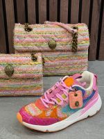 Kurt Geiger - Tweed Kensington Bag - Roze