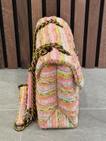 Kurt Geiger - Tweed Kensington Bag - Roze