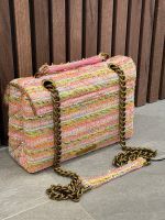 Kurt Geiger - Tweed Kensington Bag - Roze