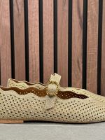 Kurt Geiger - Wavy Mayfair Ballet Flat - Goud