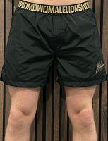 Malelions - Men Venetian Swim Shorts - Zwart
