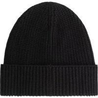 Malelions - Malelions Men Ribbed Beanie Scarf Set - Zwart