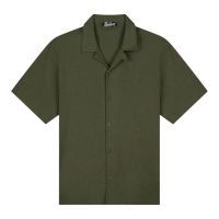 Malelions - Men Emblem Seersucker Shirt - Groen