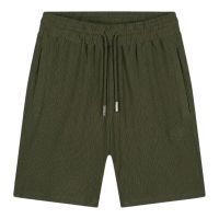 Malelions - Men Emblem Seersucker Shorts - Groen