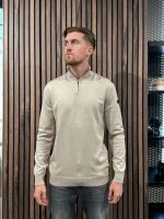 Malelions - Men Knitted Quarter Zip - Beige