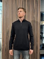 Malelions - Men Knitted Quarter Zip - Zwart