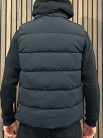 Malelions - Men Matt Crinkle Padded Vest - Zwart
