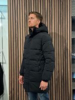Malelions - Men Mid Lenght Puffer Jacket - Zwart