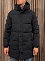 Malelions - Men Mid Lenght Puffer Jacket - Zwart