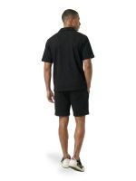 Malelions - Men Ribbed Camp Collar Shirt - Zwart