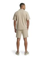 Malelions - Men Ribbed Shorts - Beige
