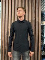 Malelions - Men Stretch Shirt - Zwart