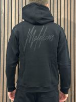 Malelions - Men Striped Signature Hoodie - Zwart