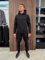 Malelions - Men Striped Signature Sweatpants - Zwart