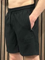 Malelions - Men Seersucker Shorts - Zwart