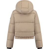 Malelions - Women Signature Puffer Jacket - Beige