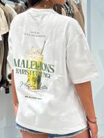 Malelions - Woman Barista Lounge Oversized T-shirt - Wit