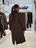 Malelions - Woman Oversized Label Coat - Bruin