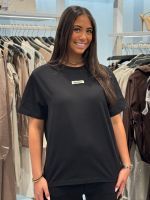 Malelions - Woman Patch Logo T-shirt - Zwart